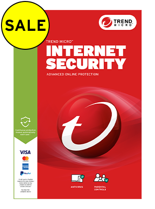 Official Trend Micro Internet Security Product Box Image